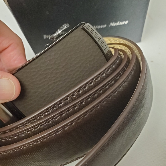 Mens leather rachet belts - Picture 6 of 8